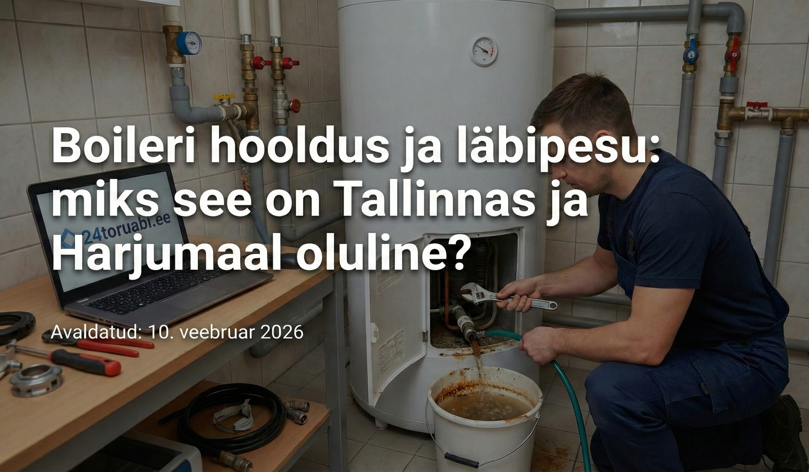 Boileri hooldus ja läbipesu Tallinnas – sanitaartehnik tööl